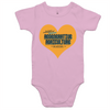 'Heart' AS Colour Mini Me - Baby Onesie Romper