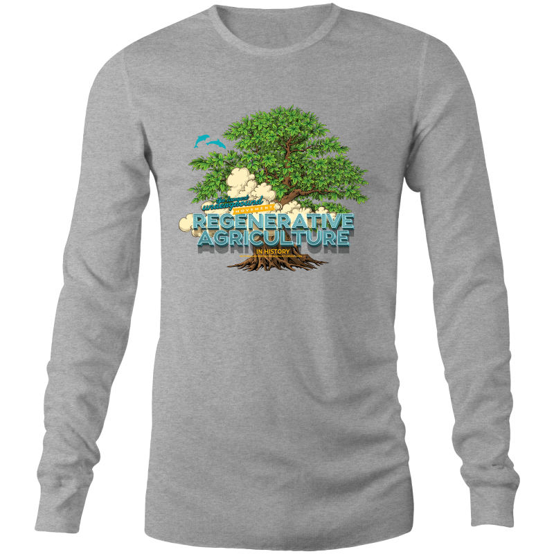 'Tree cloud' AS Colour Base - Mens Long Sleeve T-Shirt