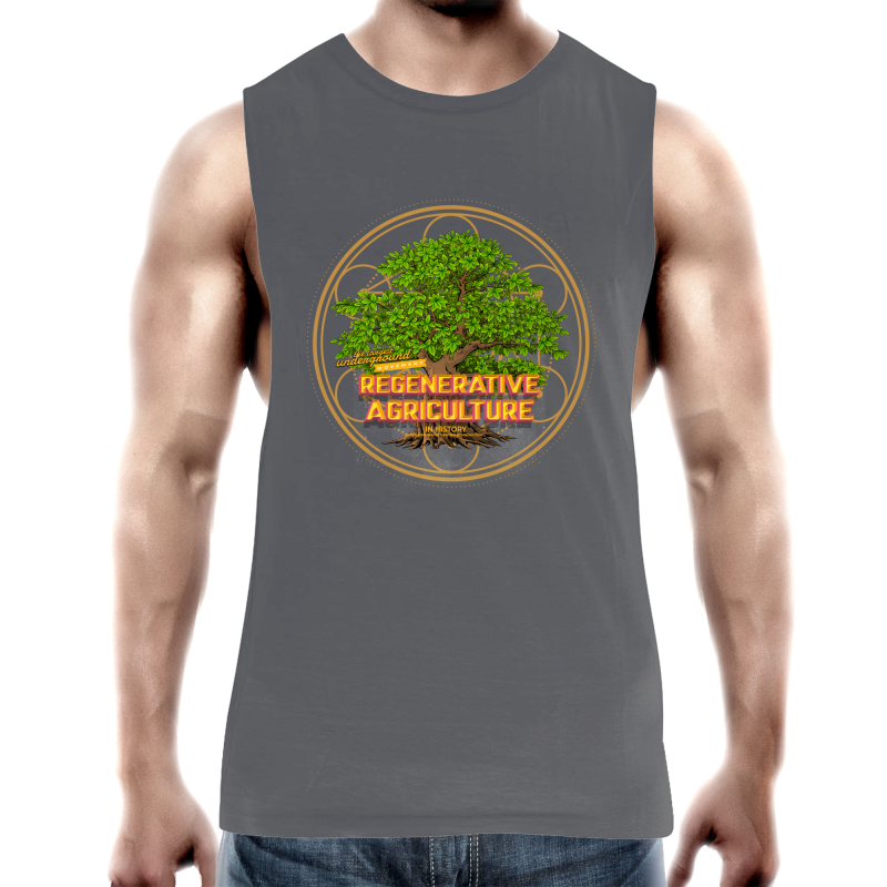 'Tree geometry' AS Colour Barnard - Mens Tank Top Tee