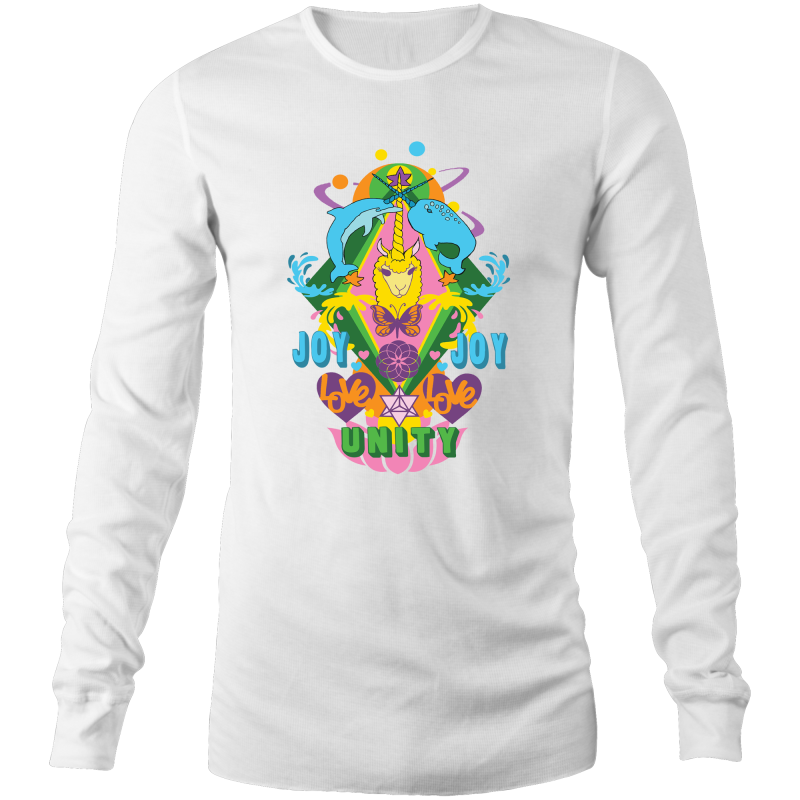 'Lama' AS Colour Base - Mens Long Sleeve T-Shirt