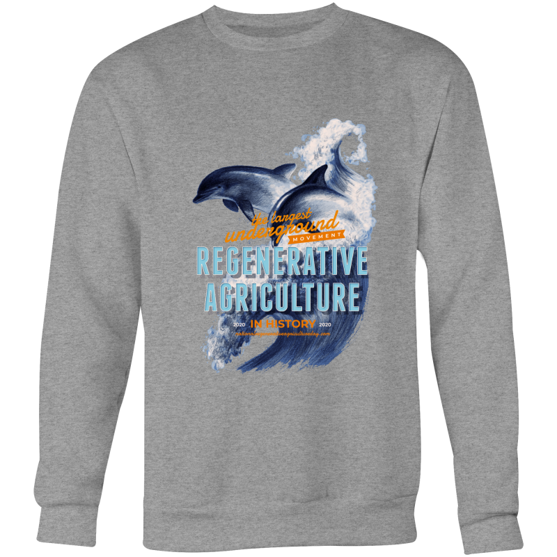 ' Dolphins'  AS Colour Box - Crew Neck Jumper Sweatshirt