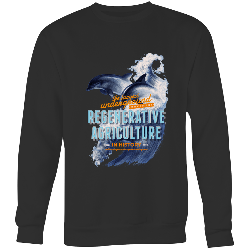 ' Dolphins'  AS Colour Box - Crew Neck Jumper Sweatshirt