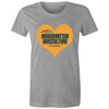 'Heart' AS Colour Wafer - Womens Crew T-Shirt