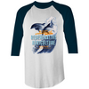 ' Dolphins'  AS Colour Raglan - 3/4 Sleeve T-Shirt