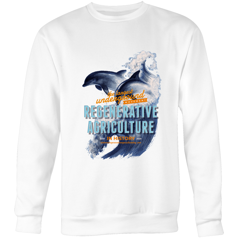 ' Dolphins'  AS Colour Box - Crew Neck Jumper Sweatshirt