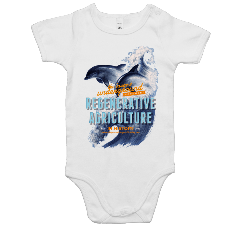 ' Dolphins' AS Colour Mini Me - Baby Onesie Romper