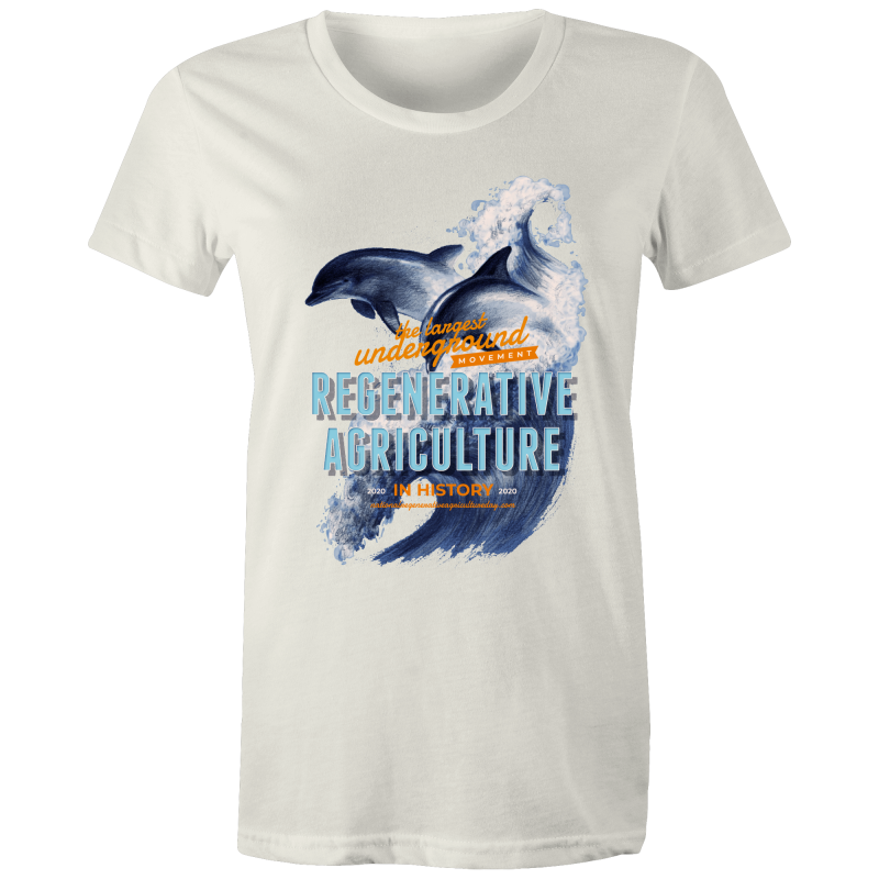 ' Dolphins'  AS Colour - Women's Maple Tee