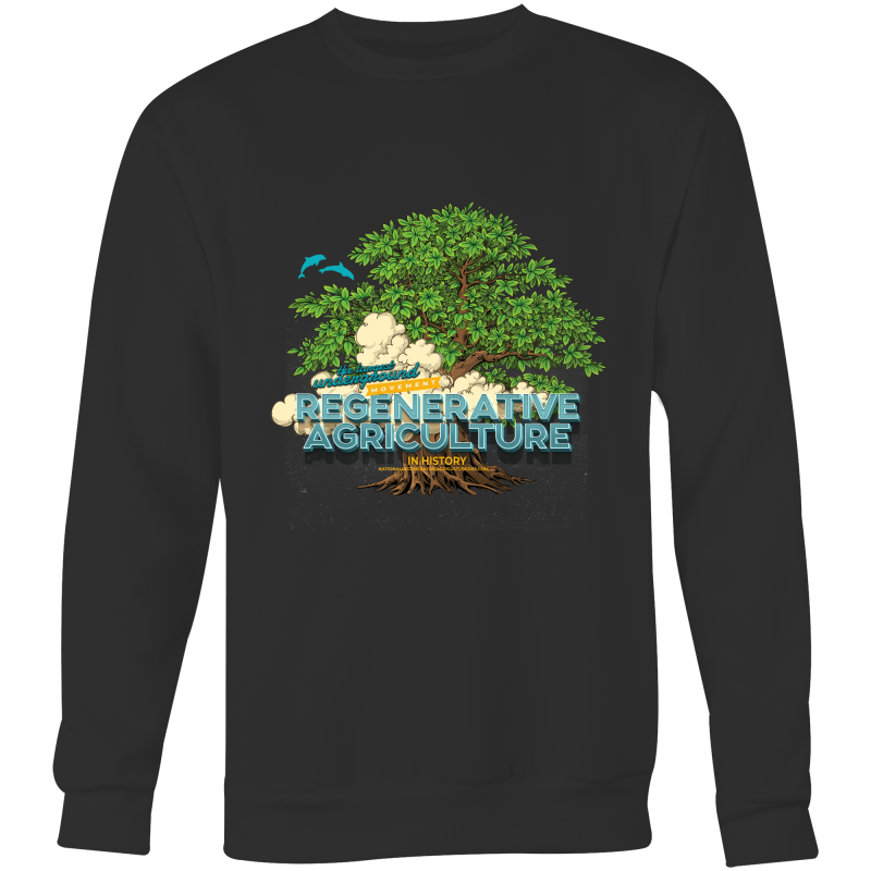 'Tree cloud' AS Colour Box - Crew Neck Jumper Sweatshirt