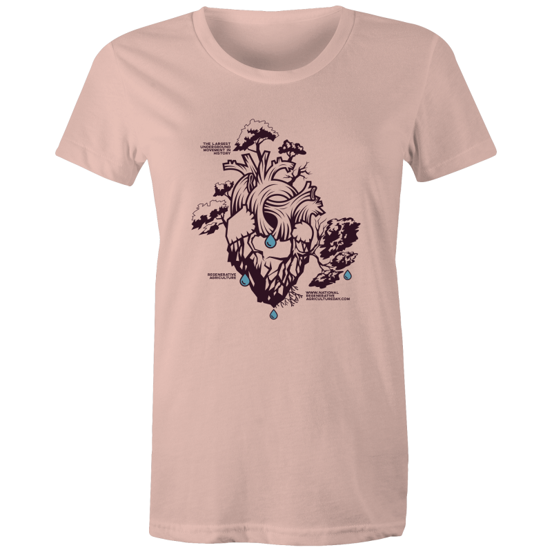 'Stencil' AS Colour - Women's Maple Tee