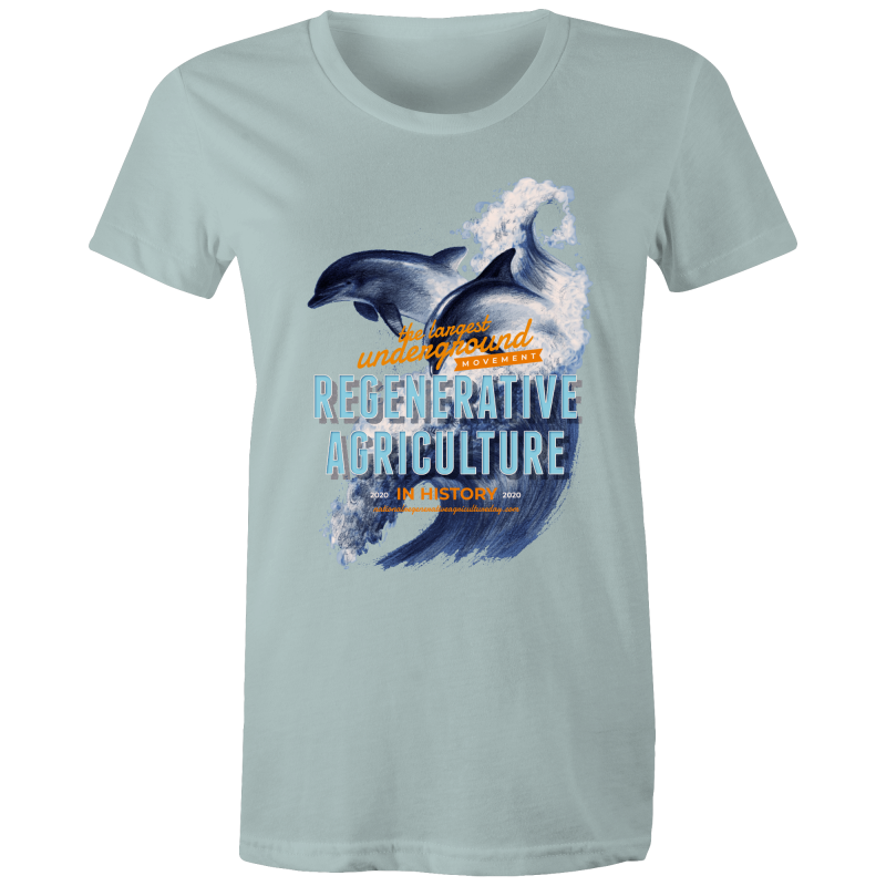 ' Dolphins'  AS Colour - Women's Maple Tee