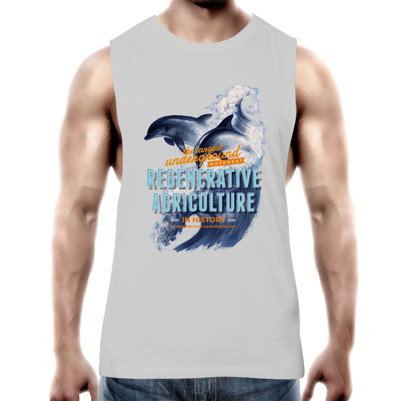 'Dolphins' AS Colour Barnard - Mens Tank Top Tee