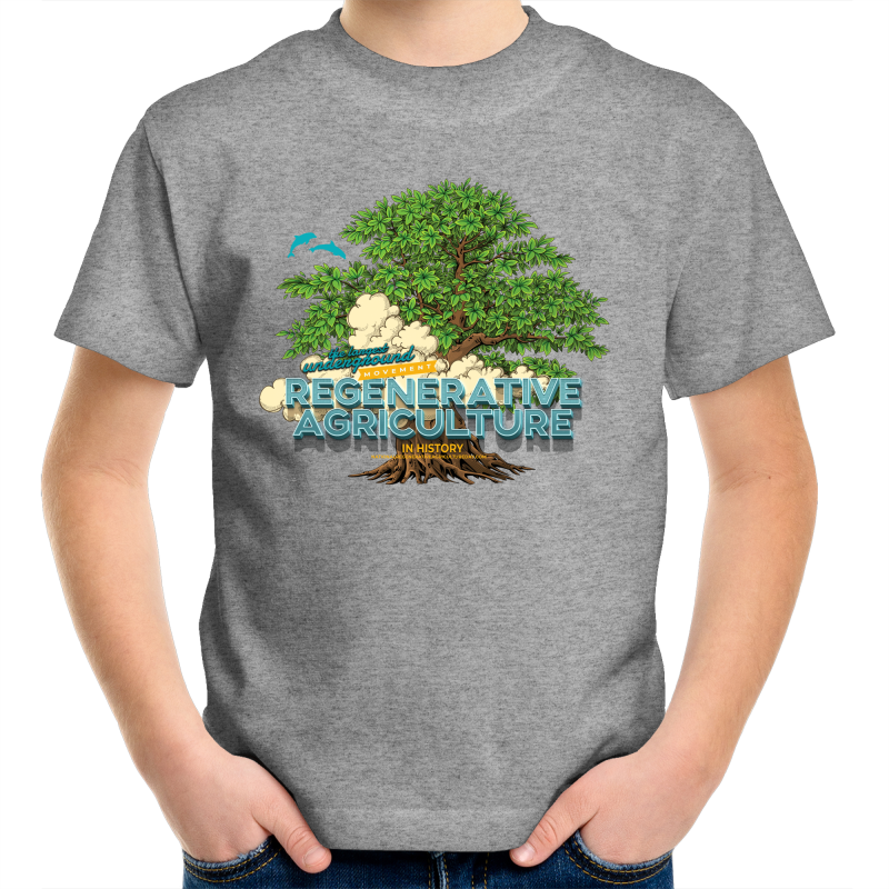 'Tree cloud' AS Colour Kids Youth Crew T-Shirt