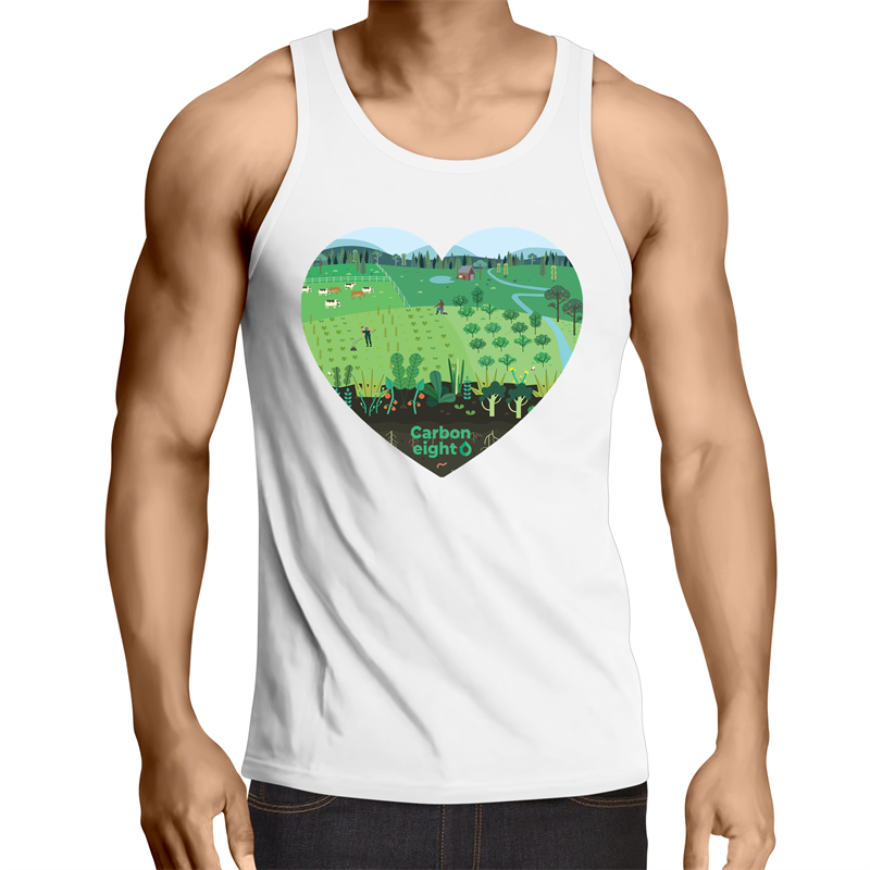 CARBONHEART - AS Colour Lowdown - Mens Singlet Top